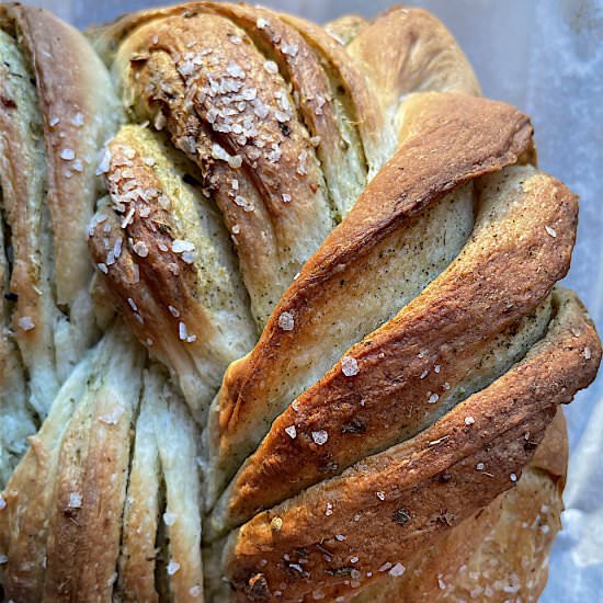 Herb & Garlic Pull Apart Bread