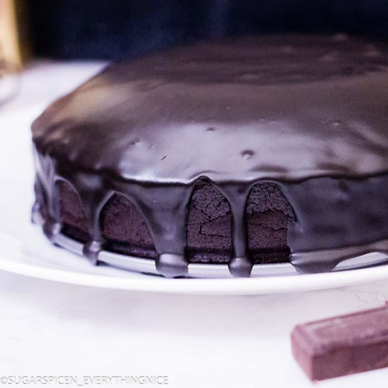 The Best Dark Chocolate Cake (Vegan
