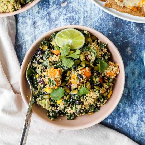 Quinoa Black Bean Power Salad