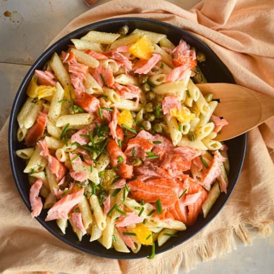 Smoked Salmon Pasta Salad