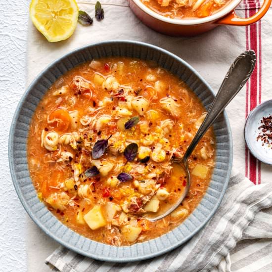 Sicilian Chicken Soup