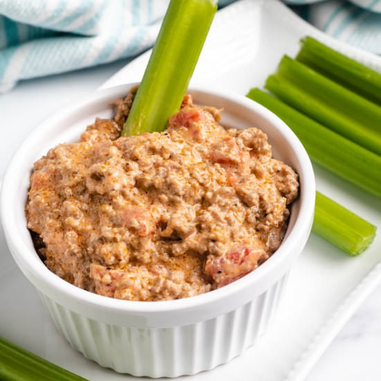 Keto sausage dip