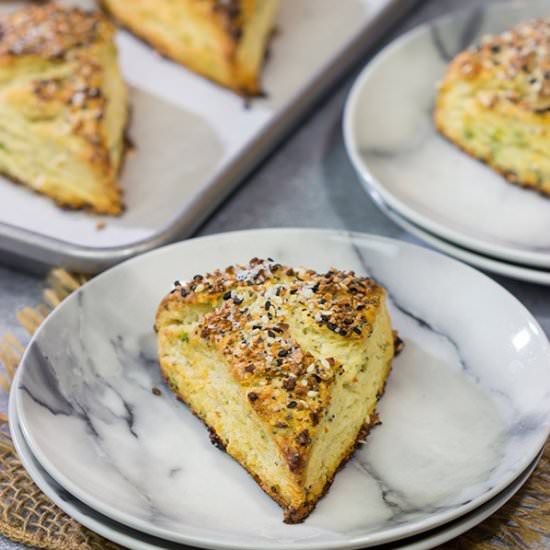 Everything Bagel Scones