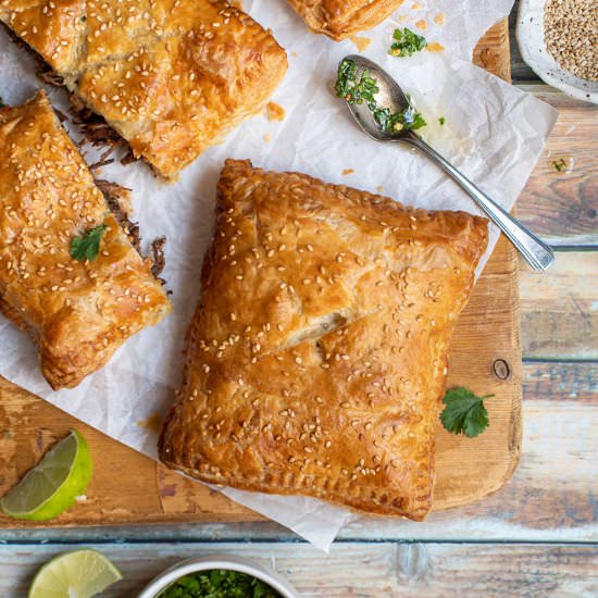 Chinese hoisin beef hand pies