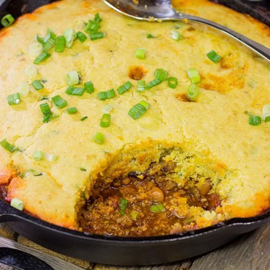 Chili Cornbread Casserole