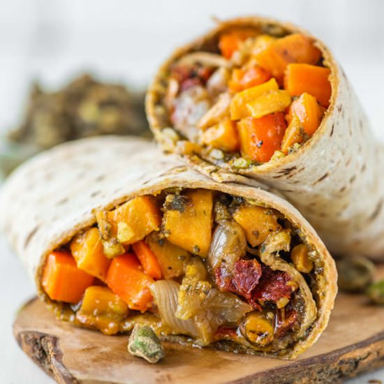 Sweet Potato Wraps