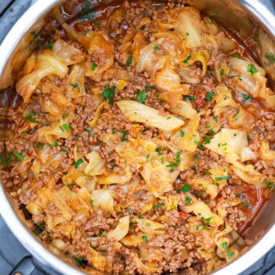 Instant Pot Cabbage Stew
