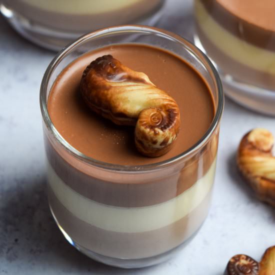 Triple Chocolate Panna Cotta