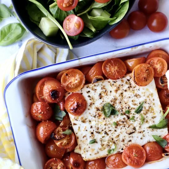 Baked Feta with Tomatoes