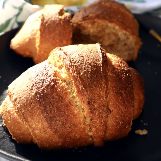 Wholegrain Croissants with Cinnamon