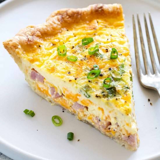 Ham and Cheese Quiche