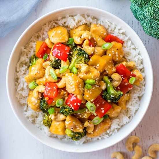 easy cashew chicken