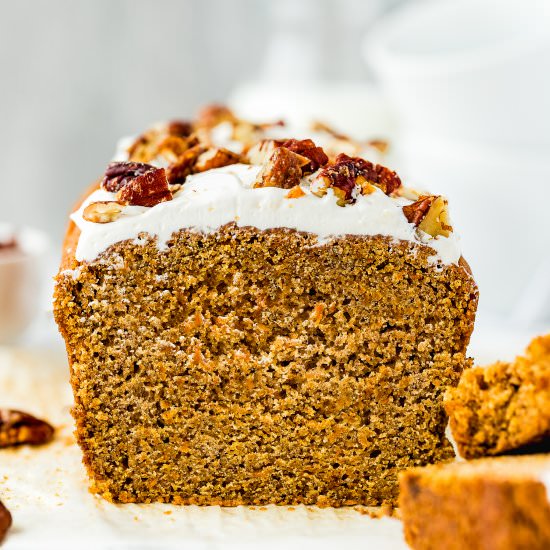 Eggless Carrot Cake Loaf