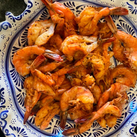 Spiced shrimp