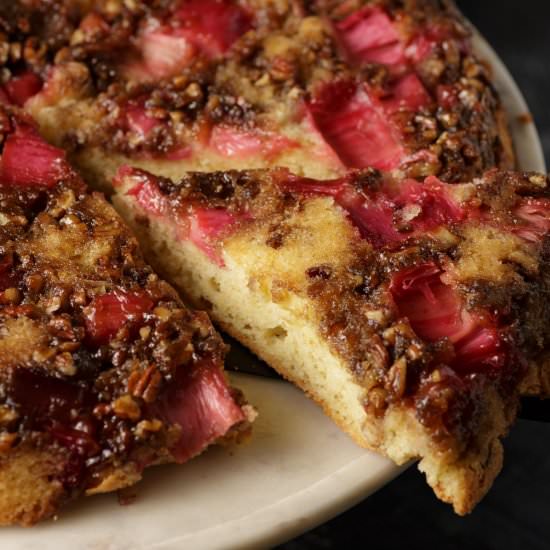 Rhubarb Upside Down Cake