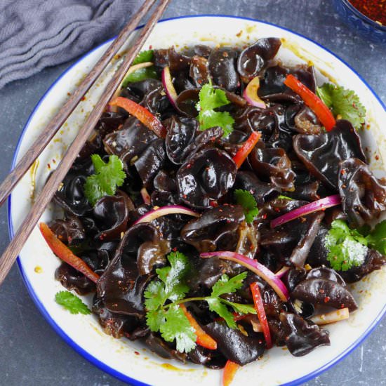 Wood Ear Mushroom Salad