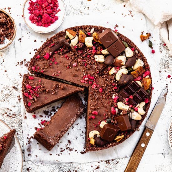 Easter Chocolate Cream Tart