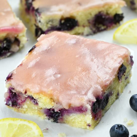 Blueberry Lemon Blondies