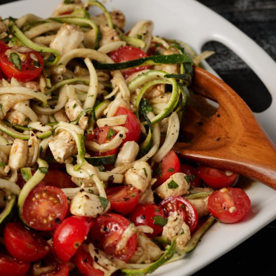 Zucchini Caprese Salad