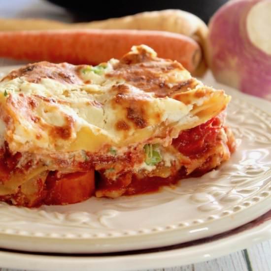 Root Vegetable Lasagna