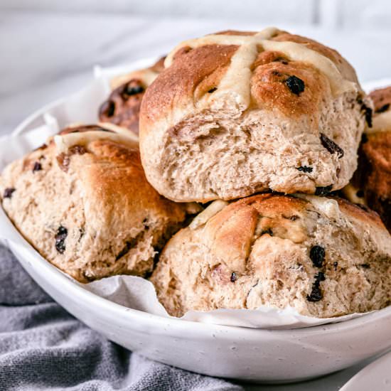 Easy Hot Cross Buns