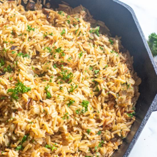 Easy Homemade Rice Pilaf