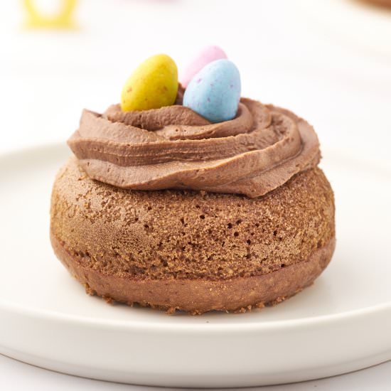 Easter Nutella Baked Donuts