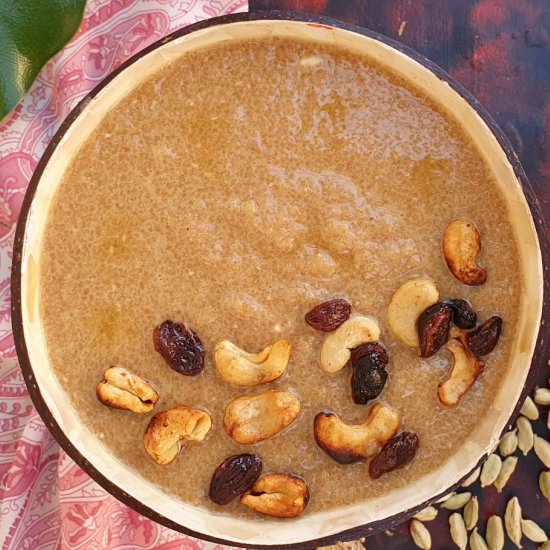 Broken Emmer wheat dessert