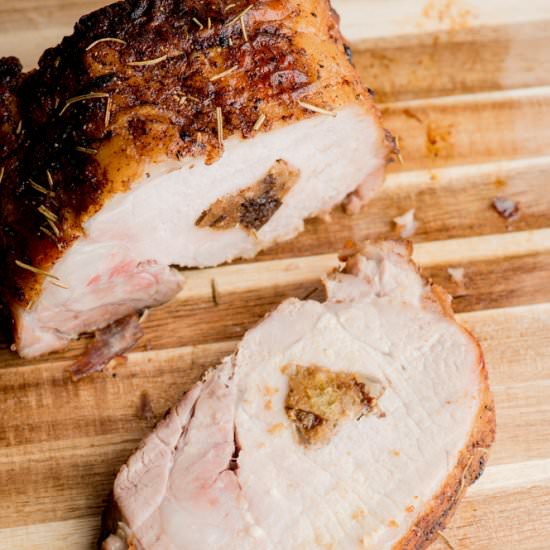 Smoked Stuffed Pork Loin