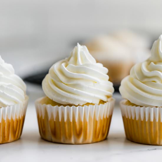 Gluten Free Vanilla Cupcakes