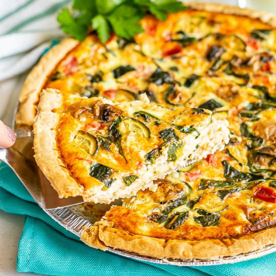 Veggie Lovers Quiche