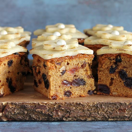 Simnel Traybake Cake GF