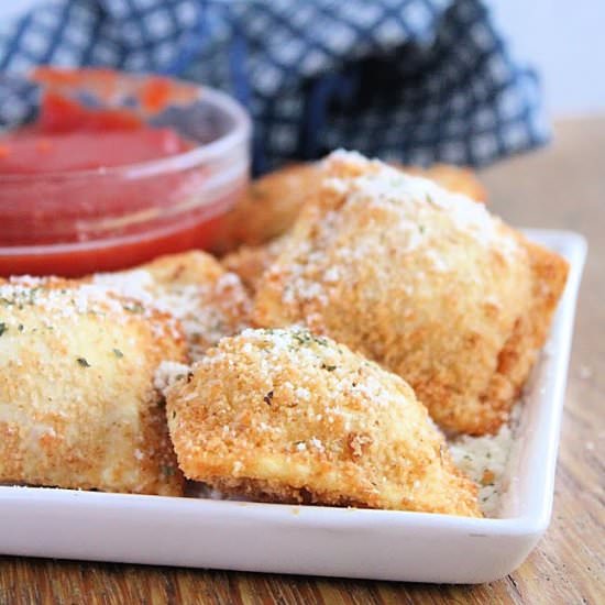 Air Fryer Breaded Ravioli