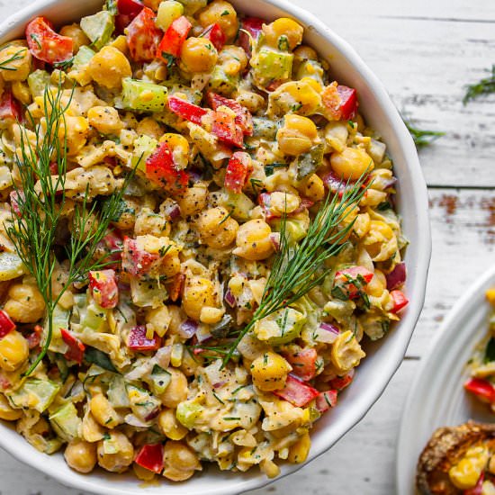 Creamy Vegan Chickpea Salad