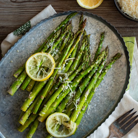 Lemon Roasted Asparagus
