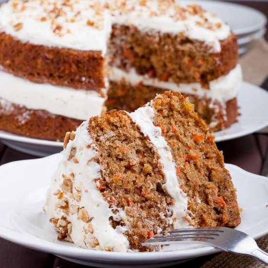 Carrot Cake with Cream Cheese