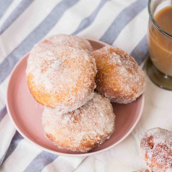 Coconut-Filled Hawaiian Malasadas
