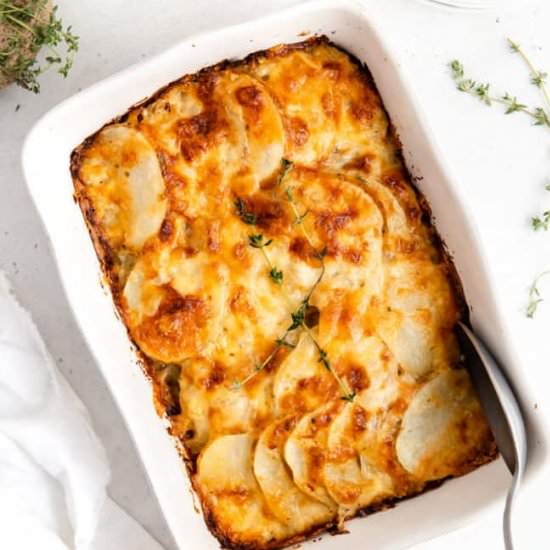 Lightened Scalloped Potatoes