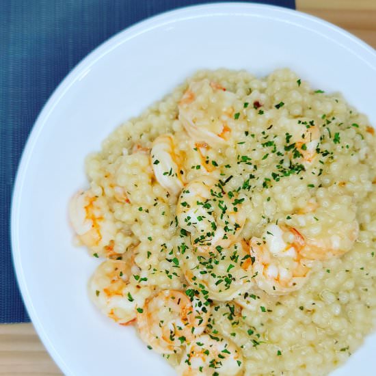 Shrimp Scampi Couscous