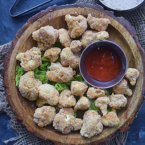 Baked Cauliflower Nuggets