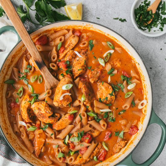 Creamy Cajun Chicken Pasta