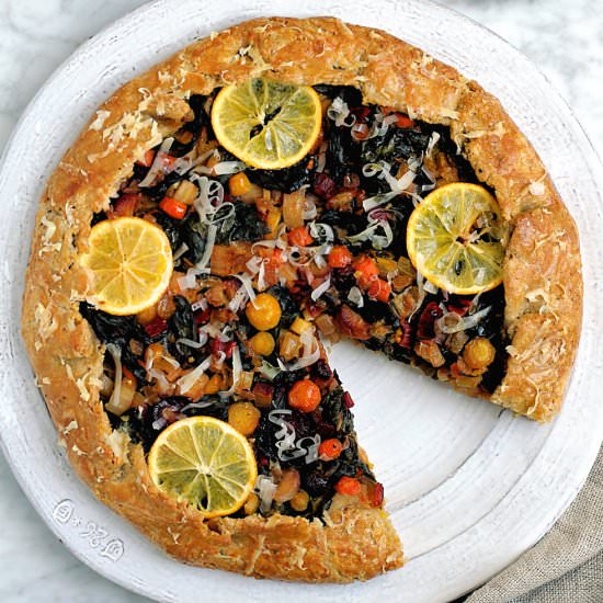 Savory Meyer Lemon Galette
