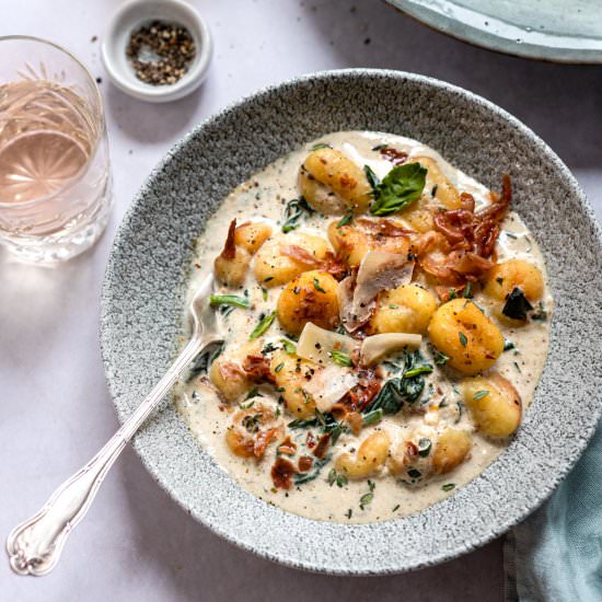 30 Minute One Pot Spinach Gnocchi R