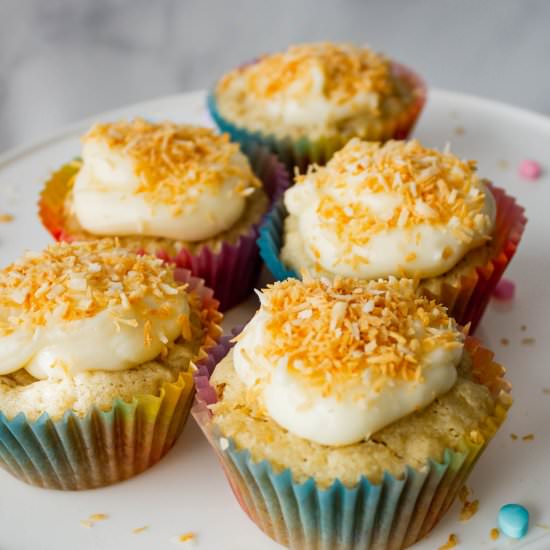 Coconut Cream Cupcakes