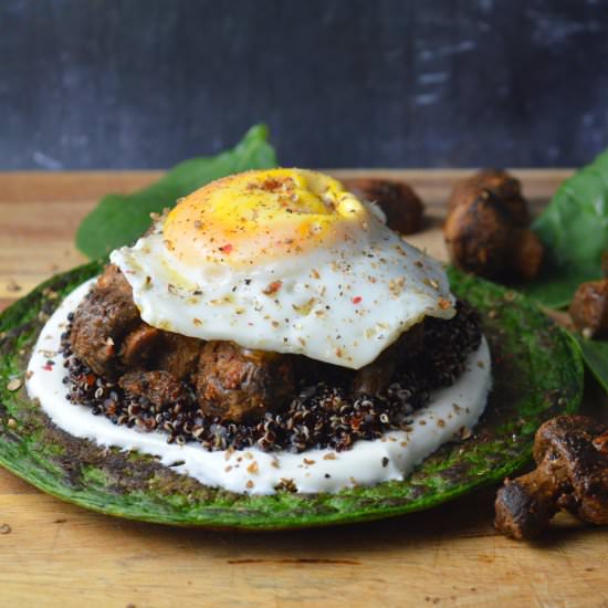 Breakfast Spinach Pancakes