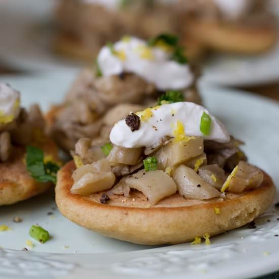 Gluten-free blinis