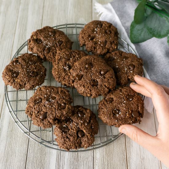 Chocolate Tahini Cookies