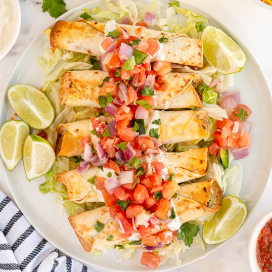 Air Fryer Beef Taquitos