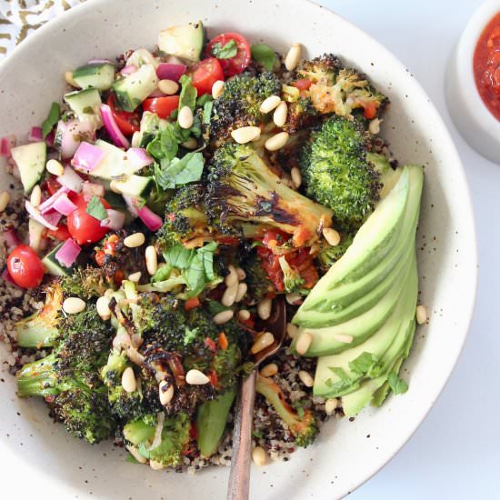 Harissa Broccoli Bowl