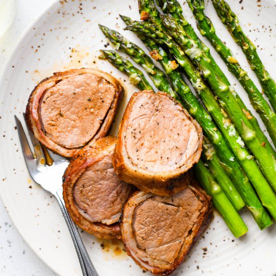 Bacon Wrapped Pork Tenderloin